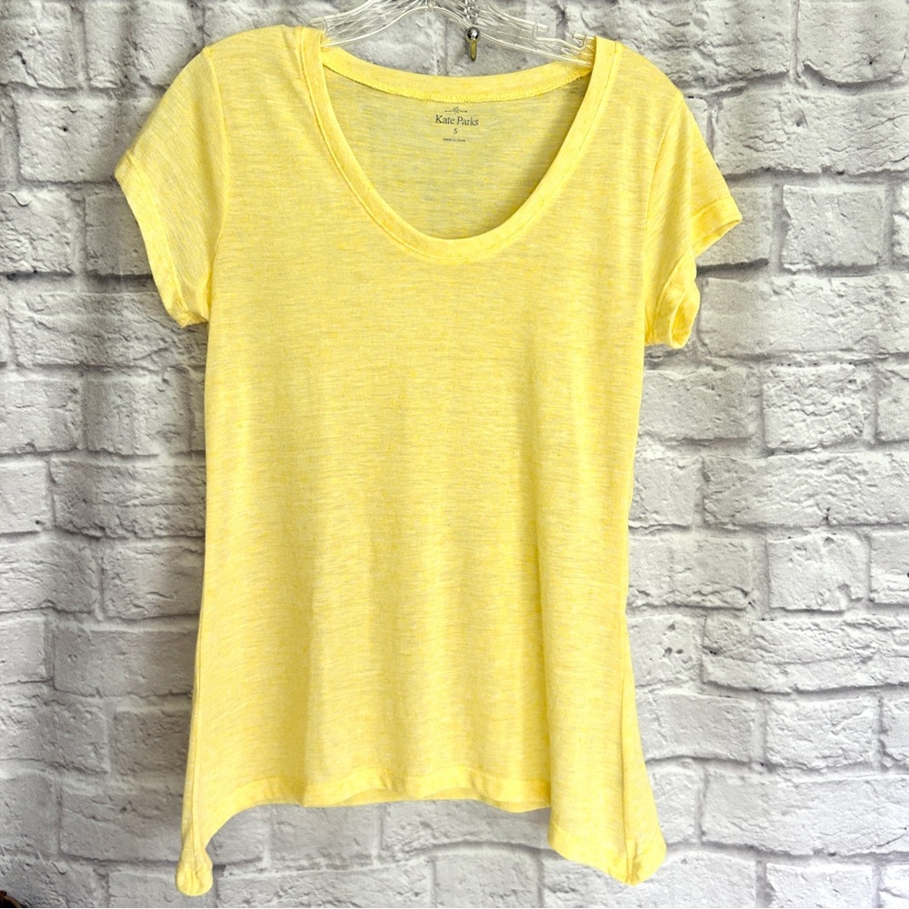 🔥3/$25 Soft Yellow Kate‎ Blouse Tee